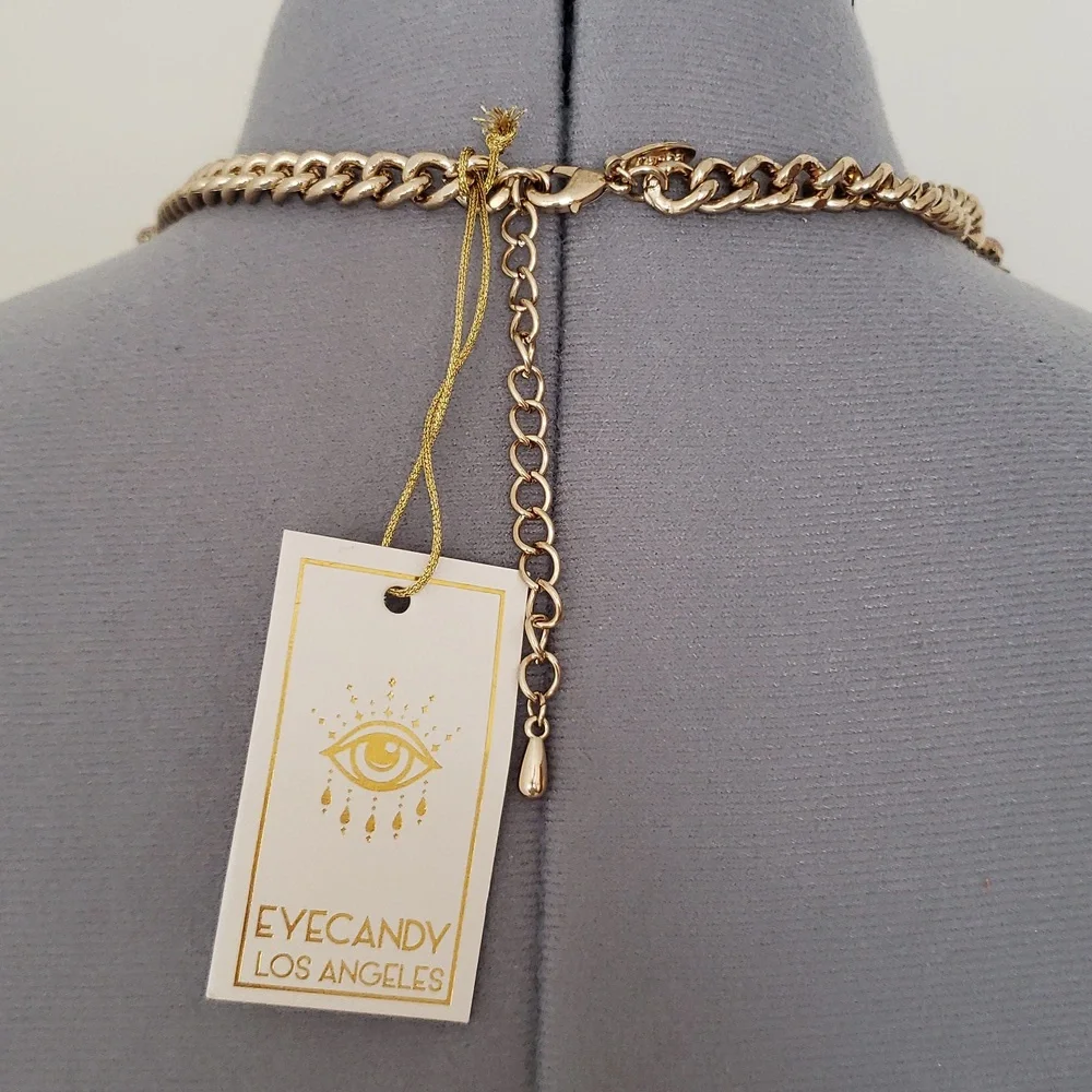 Eye Candy Crystal Necklace NWT - Picture 4 of 4